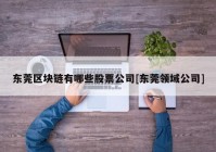 东莞区块链有哪些股票公司[东莞领域公司]